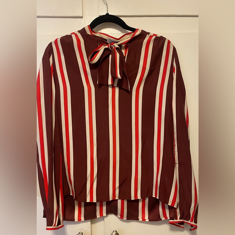 Frame 100% Silk blouse